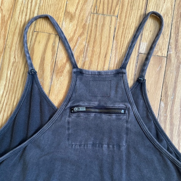 Free People FP Movement Hot Shot Onesie Jumpsuit Washed Black XS - Picture 8 of 9